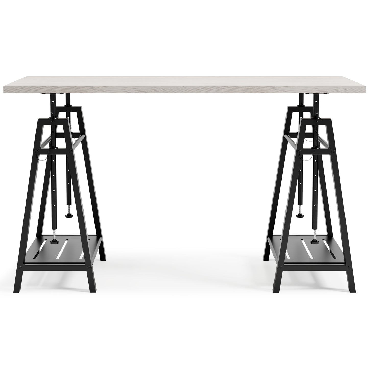 Bayflynn White/Black Home Office Desk