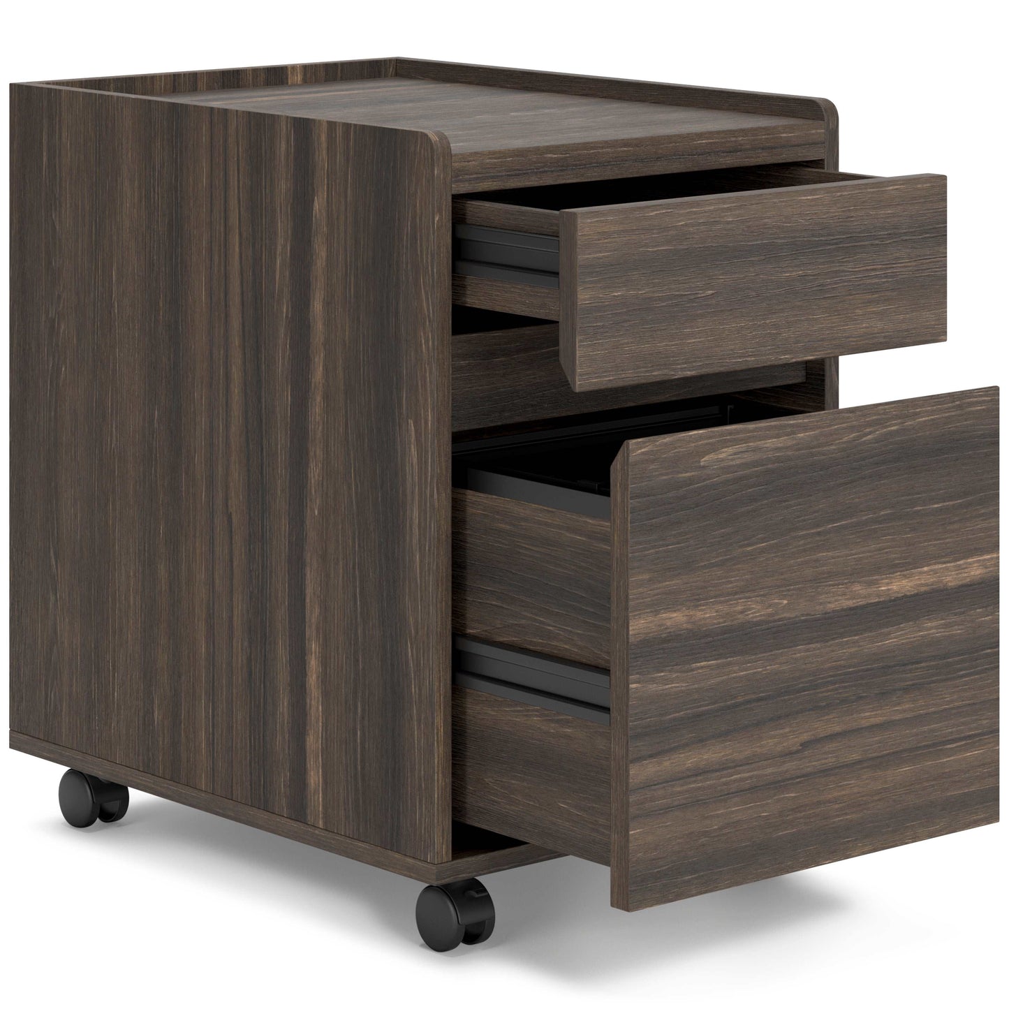 Zendex Dark Brown File Cabinet