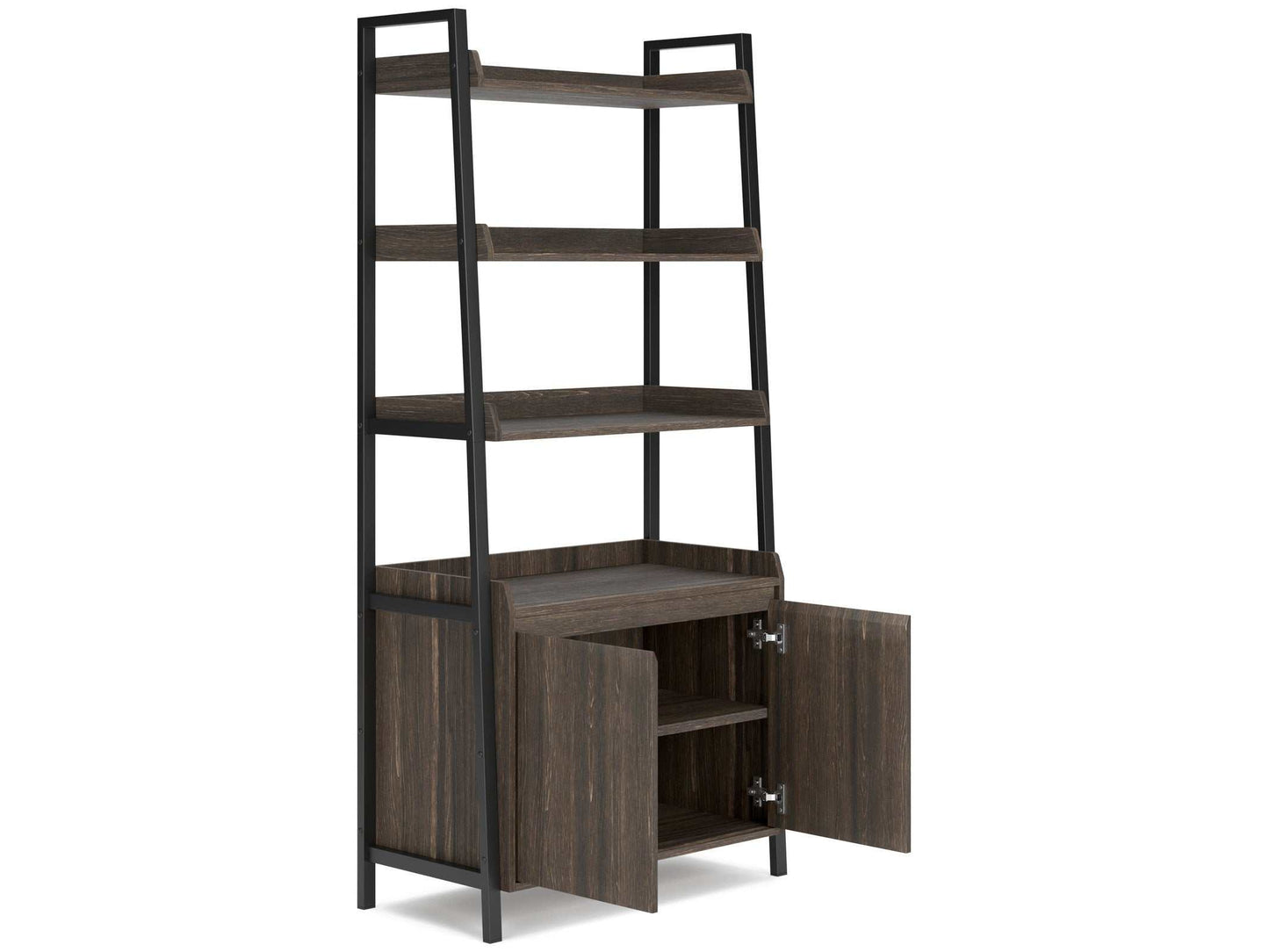 Zendex Dark Brown 72" Bookcase