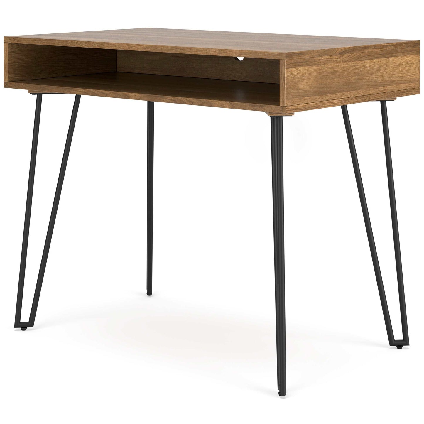 Strumford Brown & Black Home Office Desk