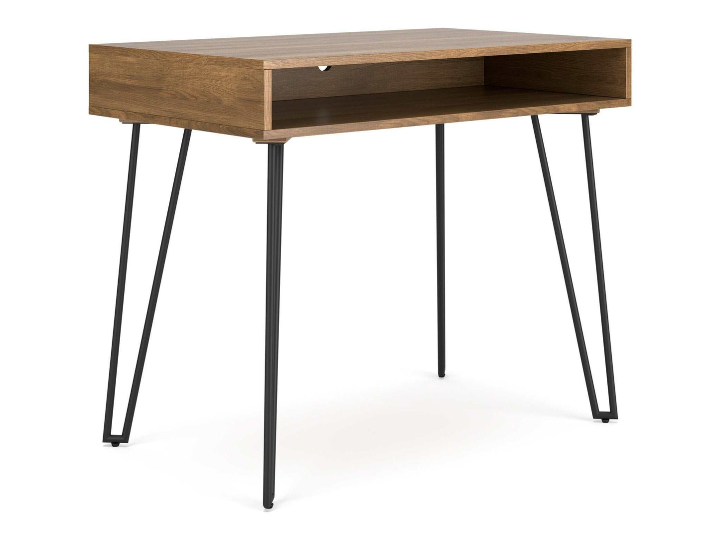 Strumford Brown & Black Home Office Desk