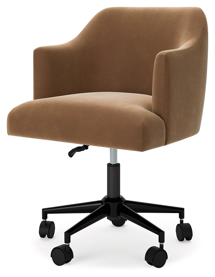 Austanny Warm Brown Home Office Desk Chair