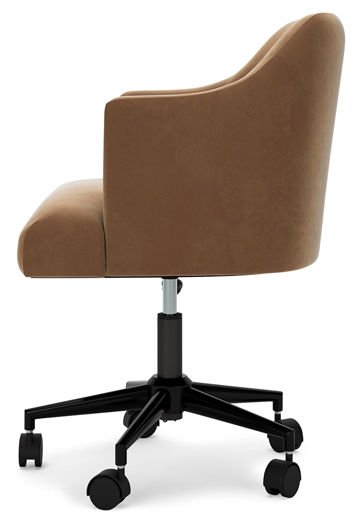 Austanny Warm Brown Home Office Desk Chair