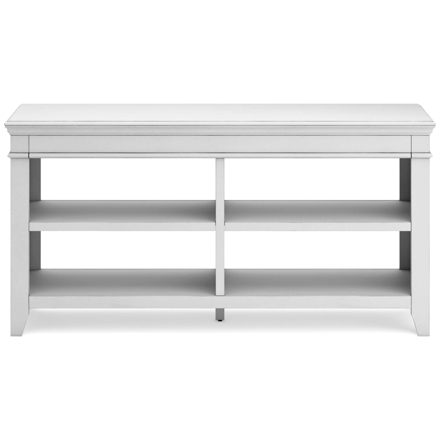 Kanwyn Whitewash Credenza w/ Open Storage