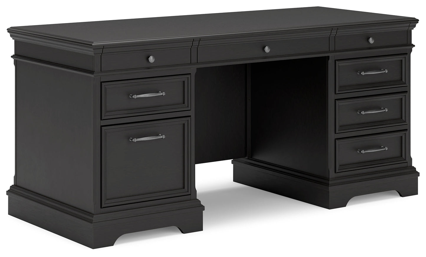 Beckincreek Black Home Office Desk