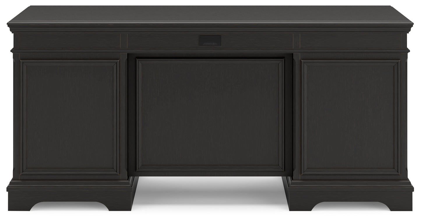 Beckincreek Black Home Office Desk