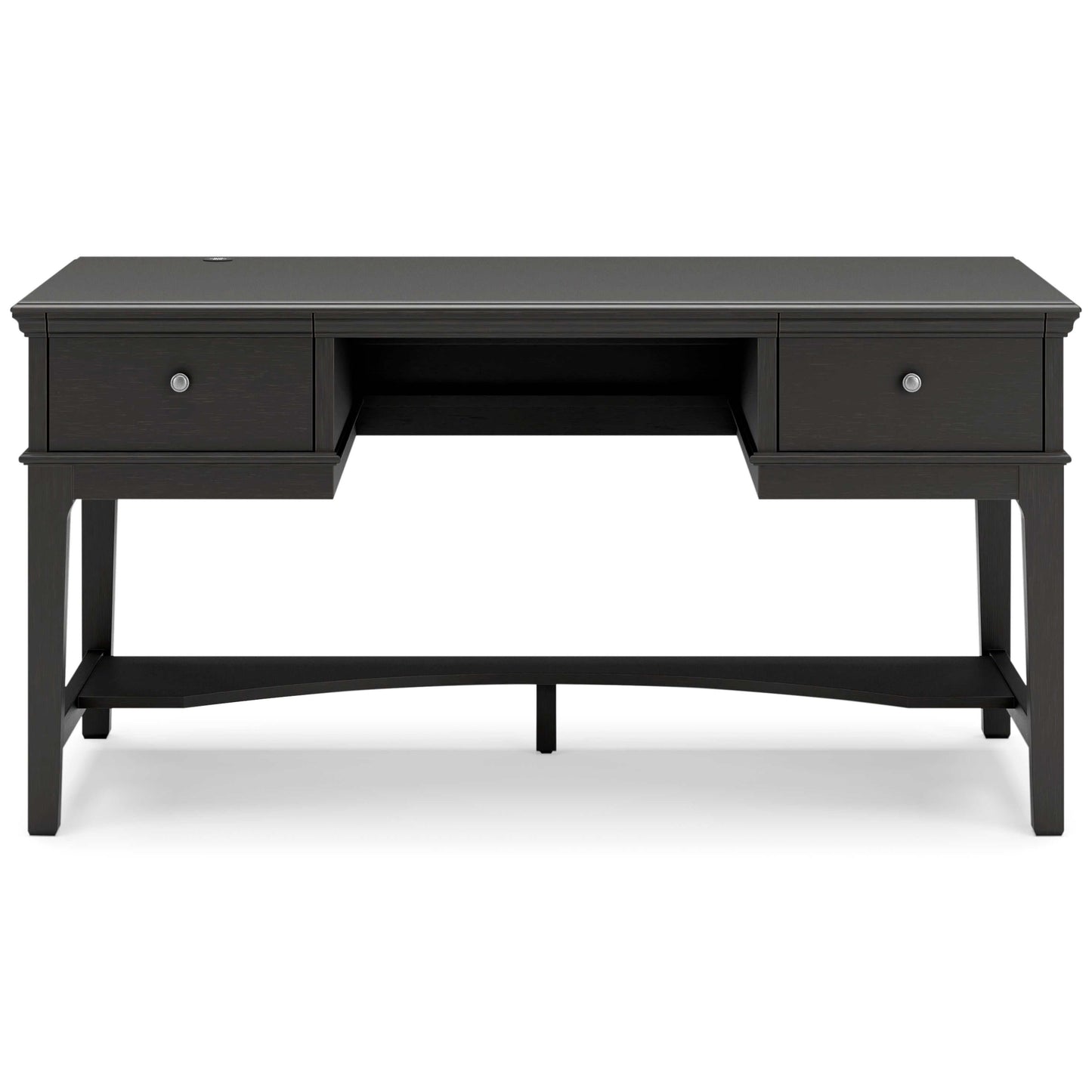 Beckincreek Black Home Office Storage Leg Desk