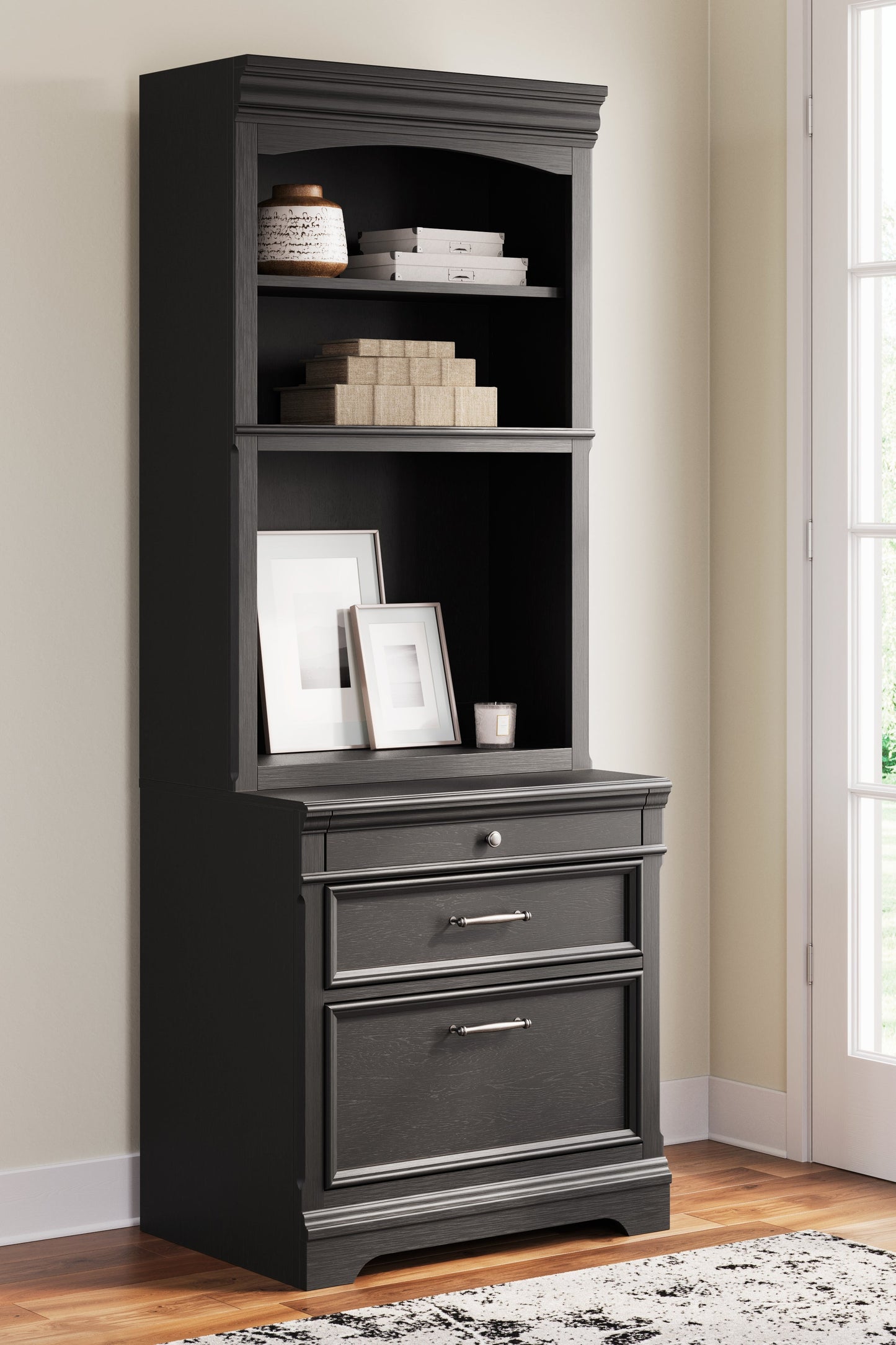 Beckincreek Black Bookcase