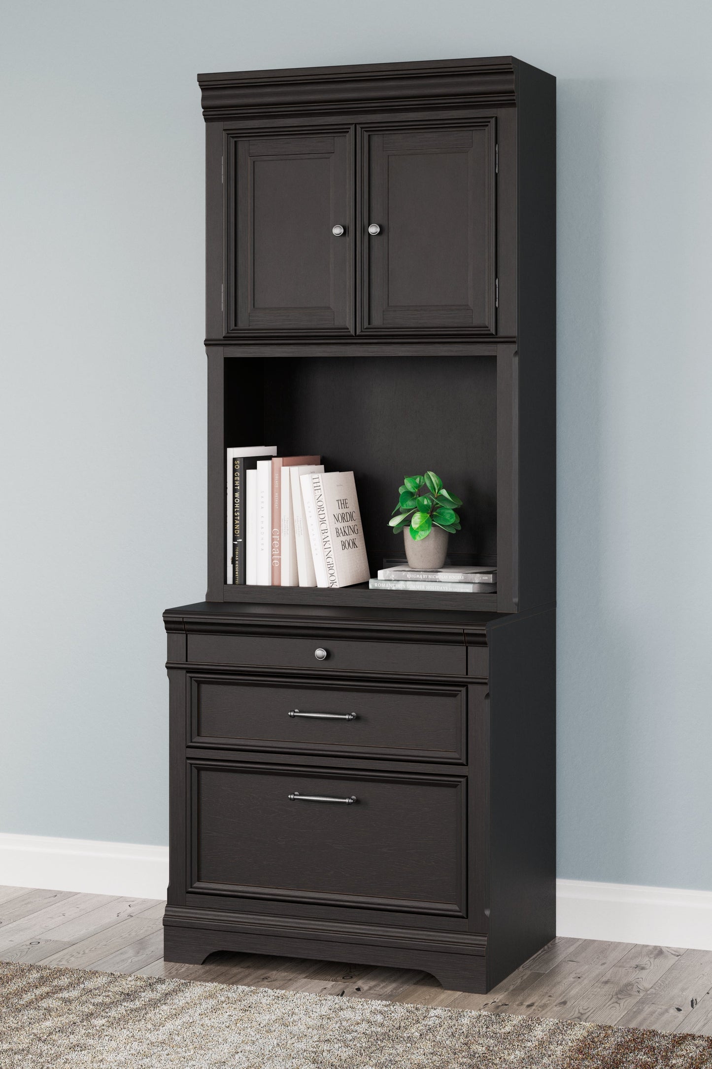 Beckincreek Black Bookcase