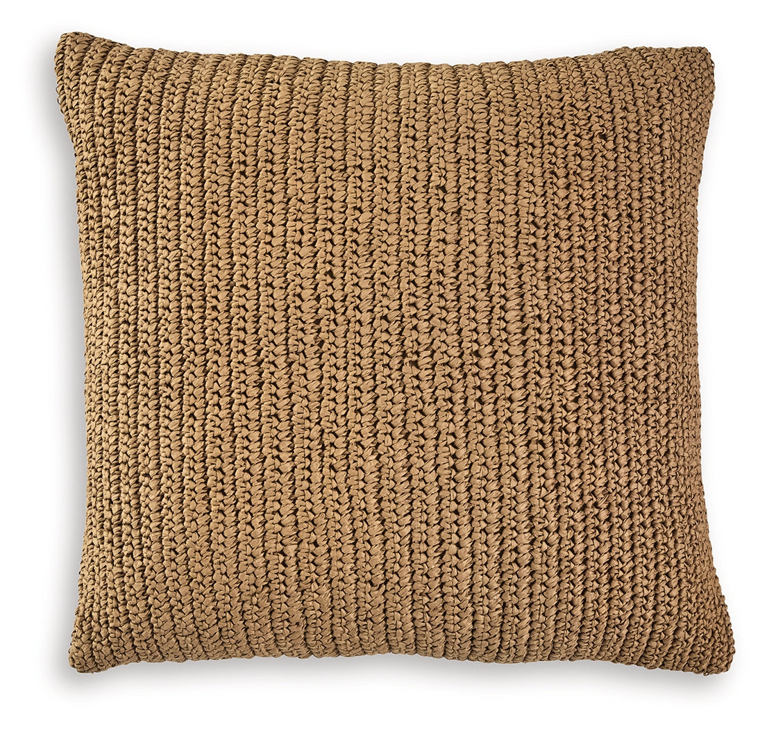 Habenvale Tan Pillow (Set of 4)- Viva Furn