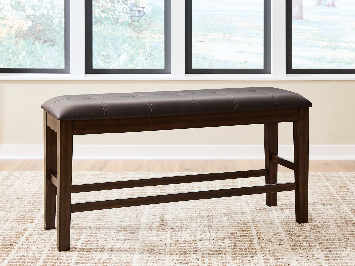 Haddigan Dark Brown DBL Counter UPH Bench (1/CN)- Viva Furn