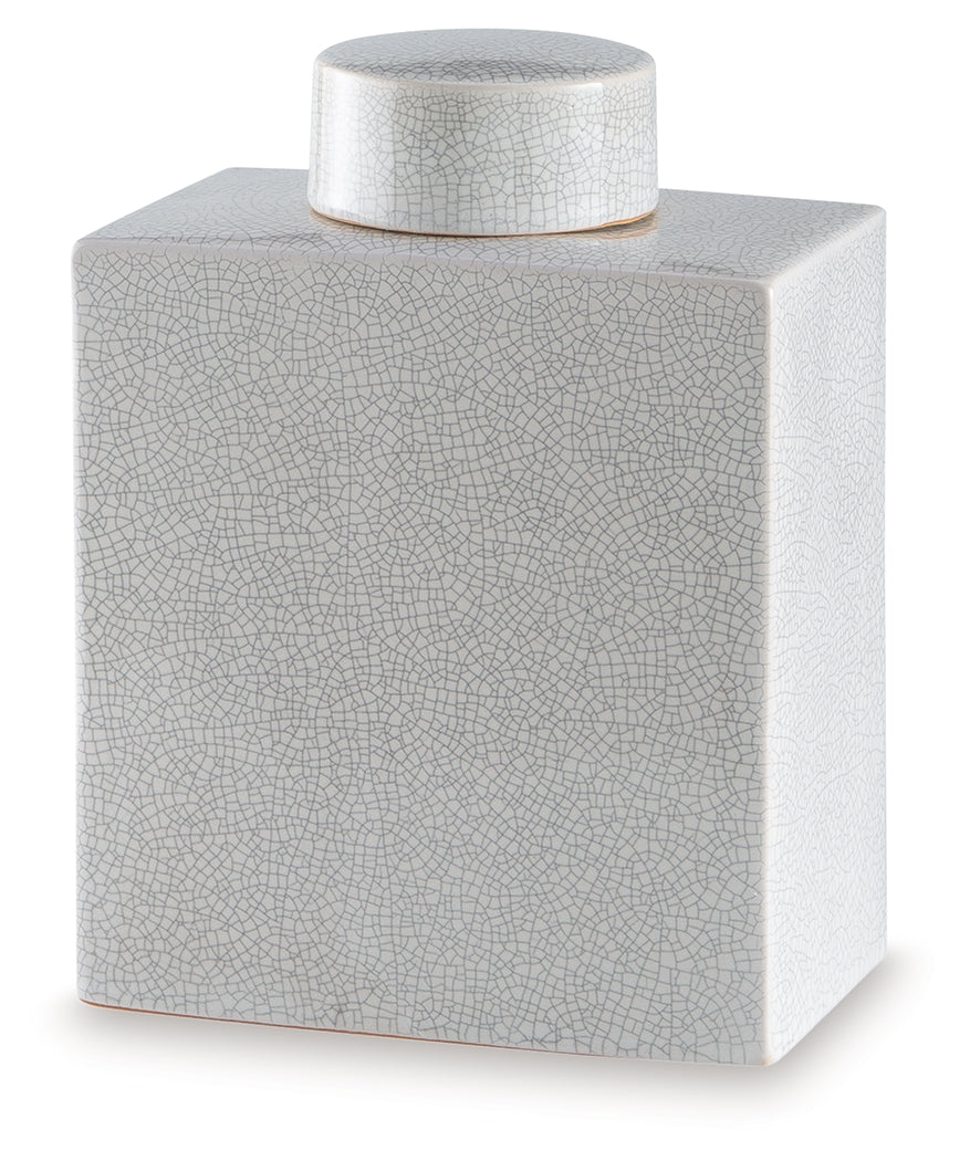 Haddworth Antique White Jar- Viva Furn
