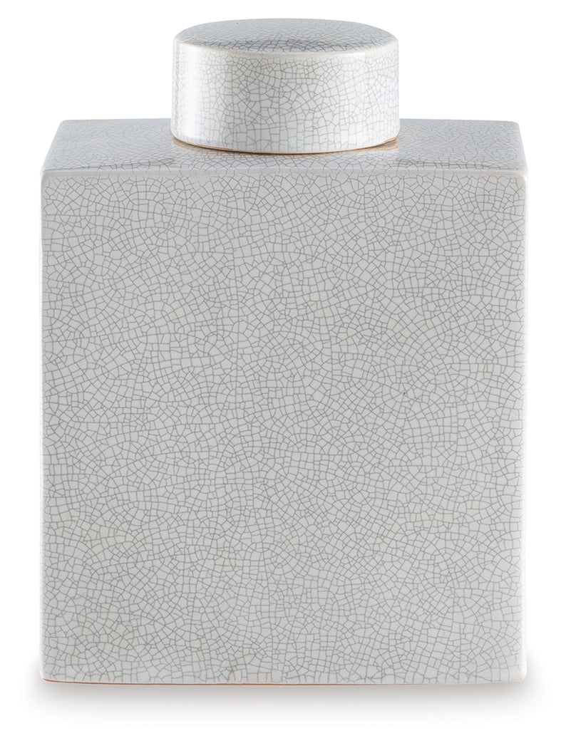 Haddworth Antique White Jar- Viva Furn
