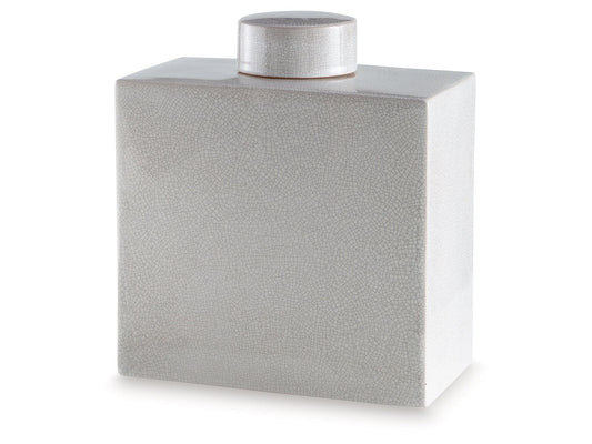 Haddworth White Jar- Viva Furn