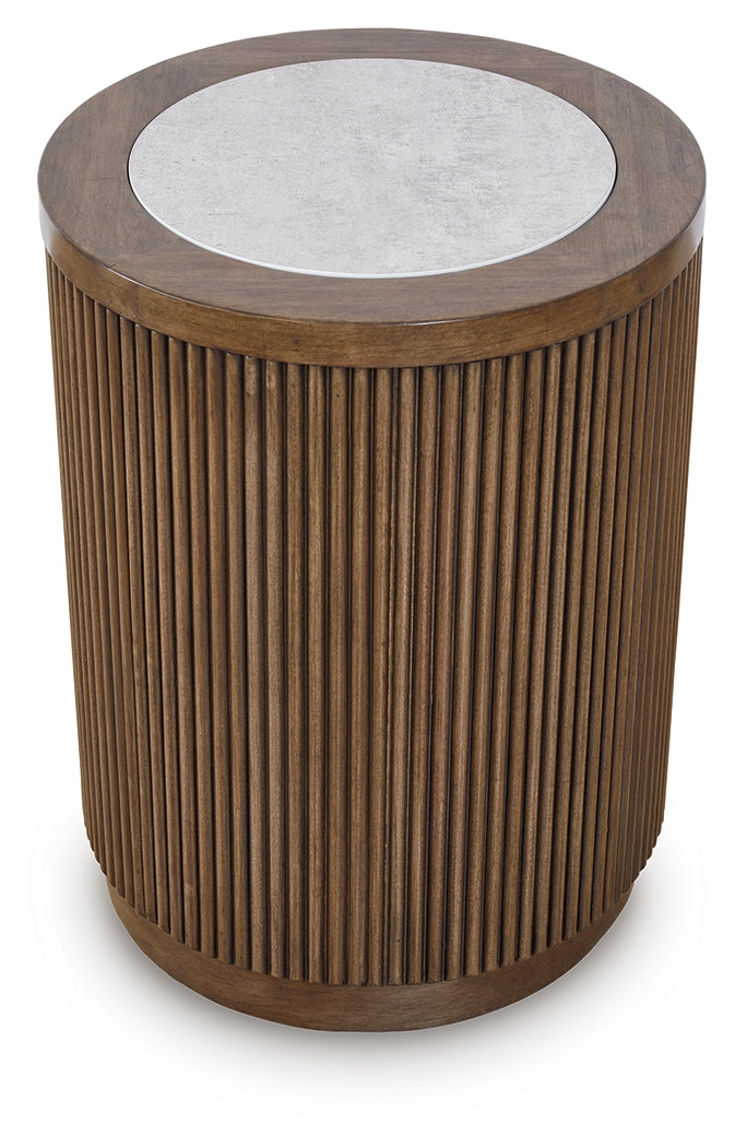 Hadonna Brown End Table- Viva Furn