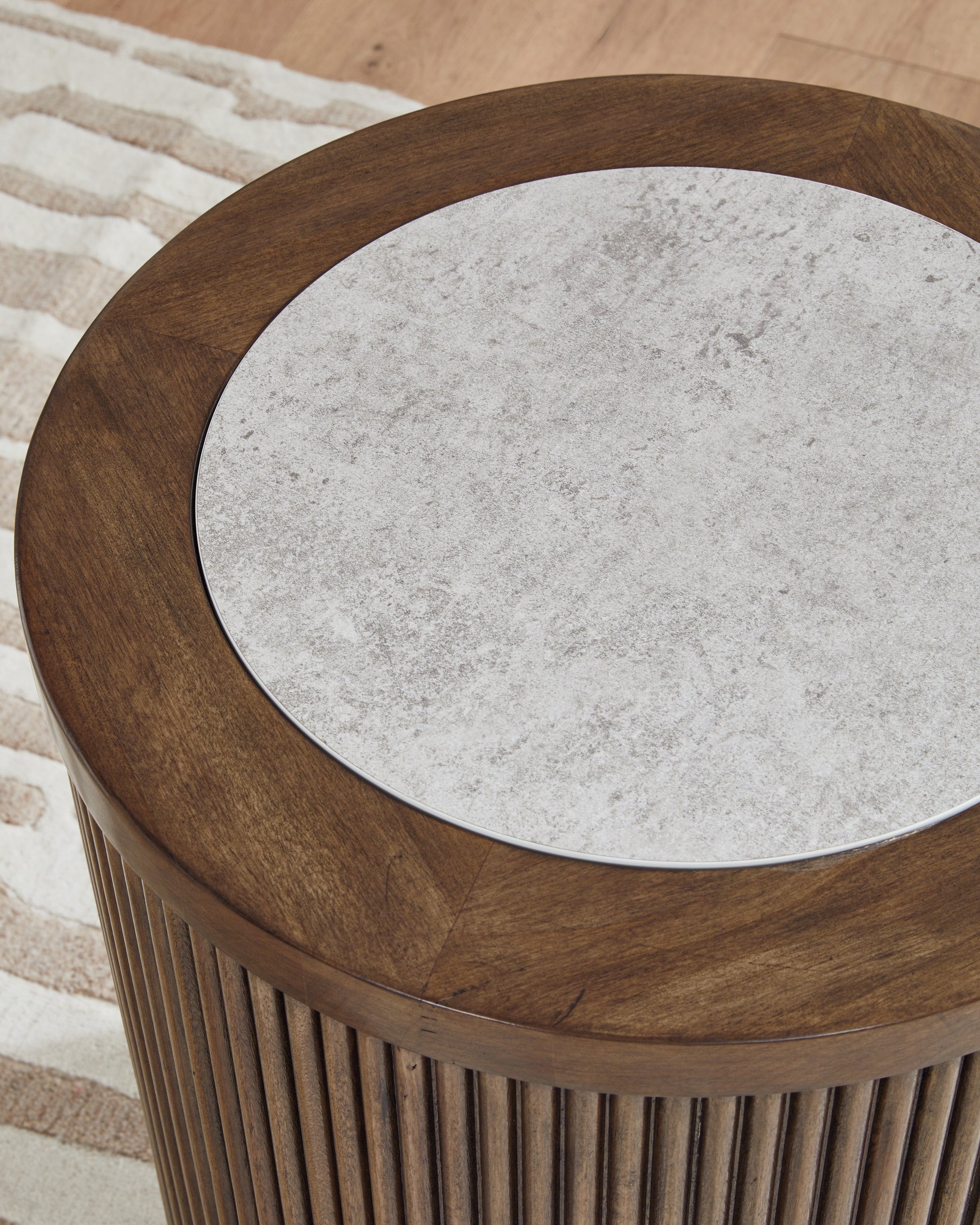 Hadonna Brown End Table- Viva Furn