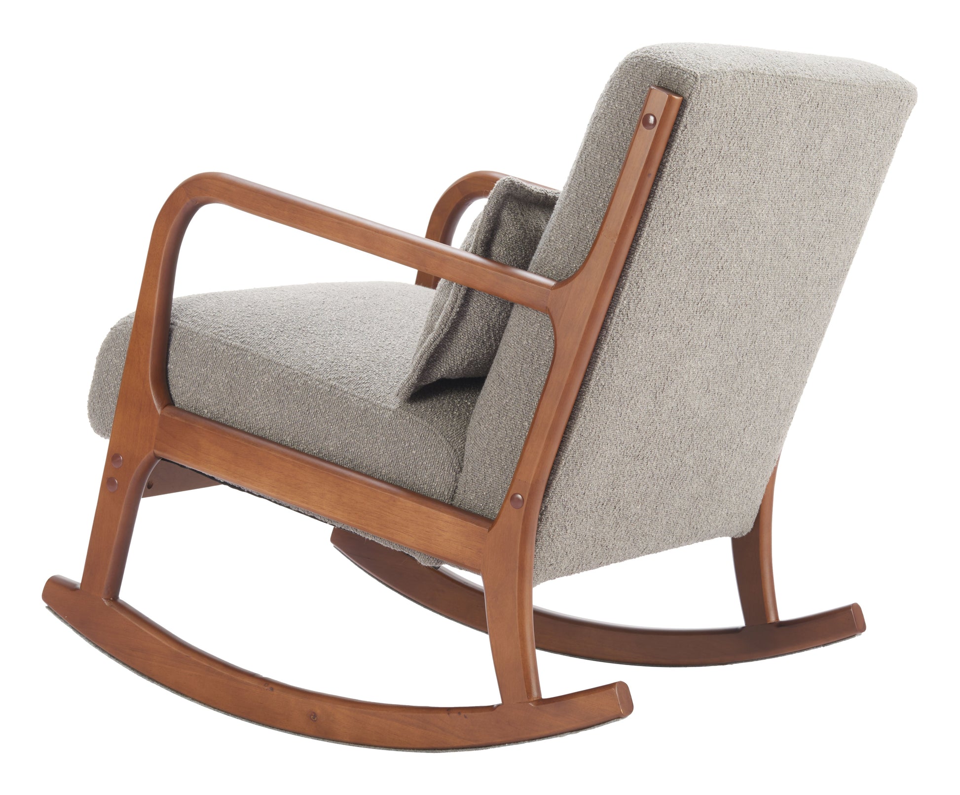 Hady Gray Rocking Chair - Ornate Home