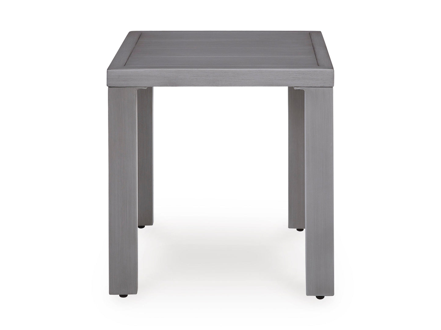 Half Moon Beach Gray Square End Table- Viva Furn