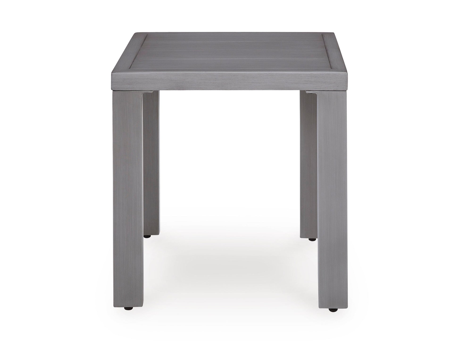 Half Moon Beach Gray Square End Table- Viva Furn