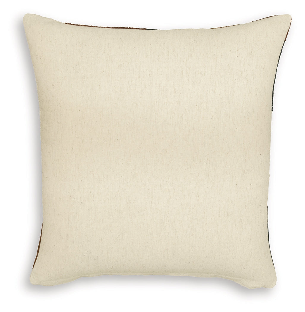 Hallam Sienna/Gold/Charcoal Pillow (Set of 4)- Viva Furn