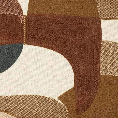 Hallam Sienna/Gold/Charcoal Pillow (Set of 4)- Viva Furn