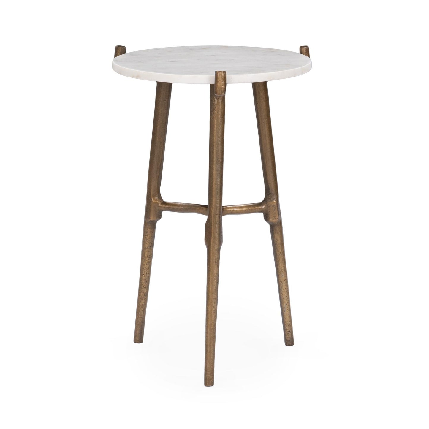 Halley White Accent Table - Ornate Home