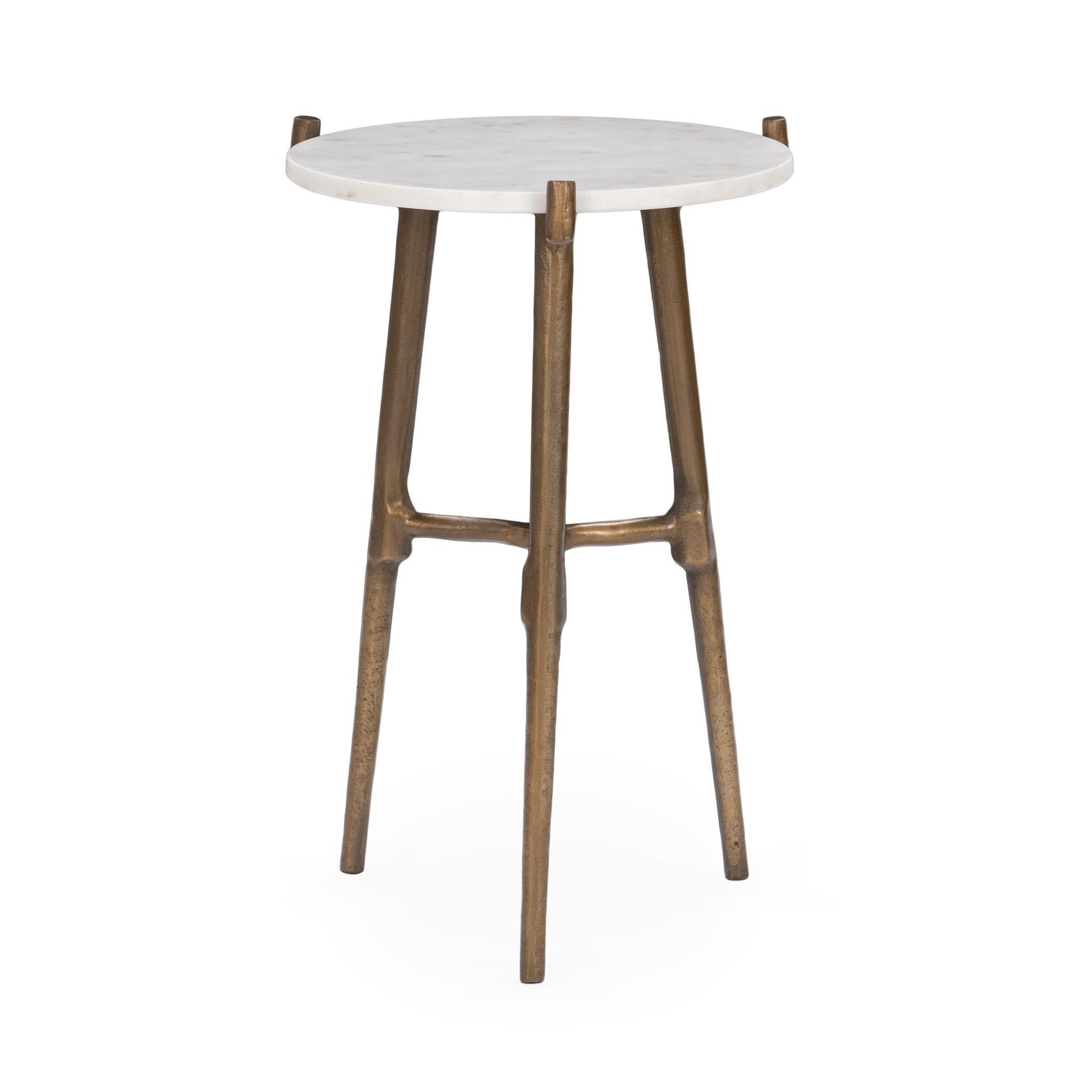 Halley White Accent Table - Ornate Home