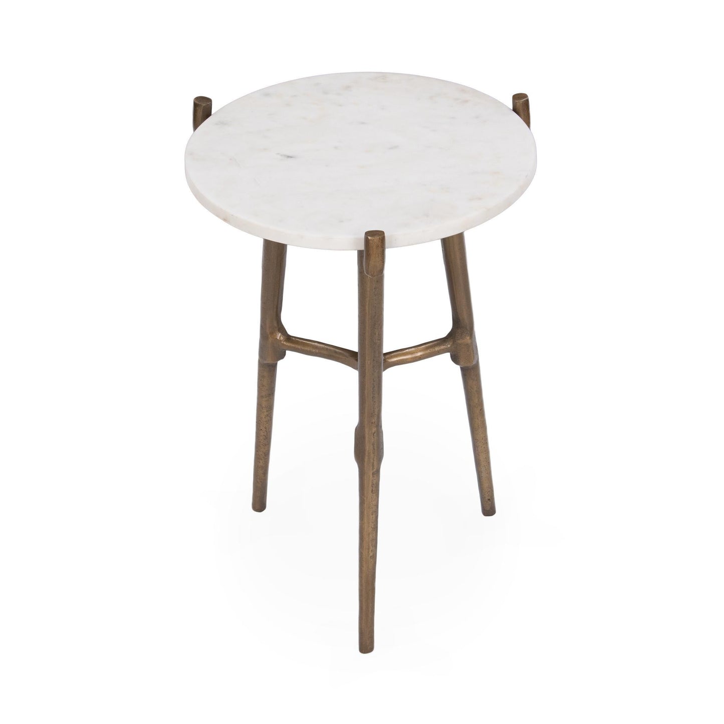 Halley White Accent Table - Ornate Home