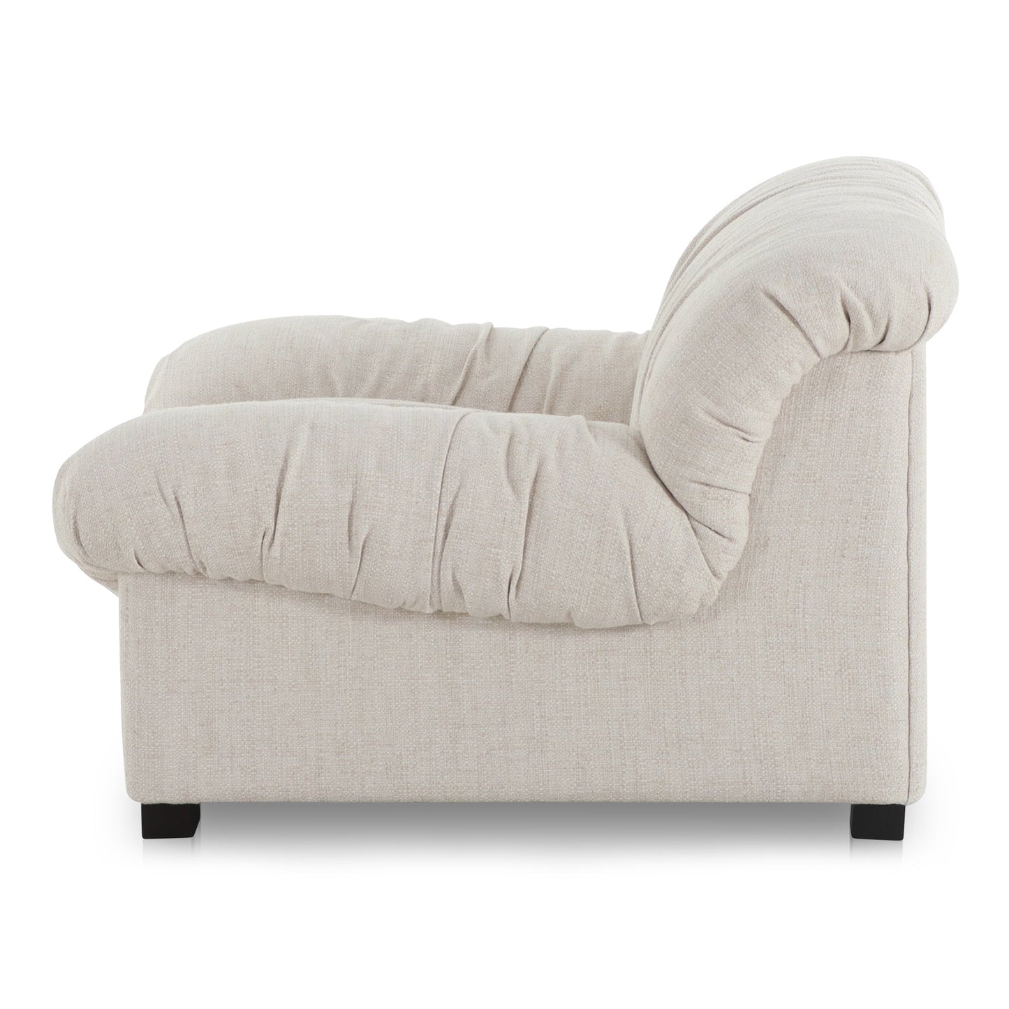 Halston Flecked Oat Lounge Chair - Ornate Home