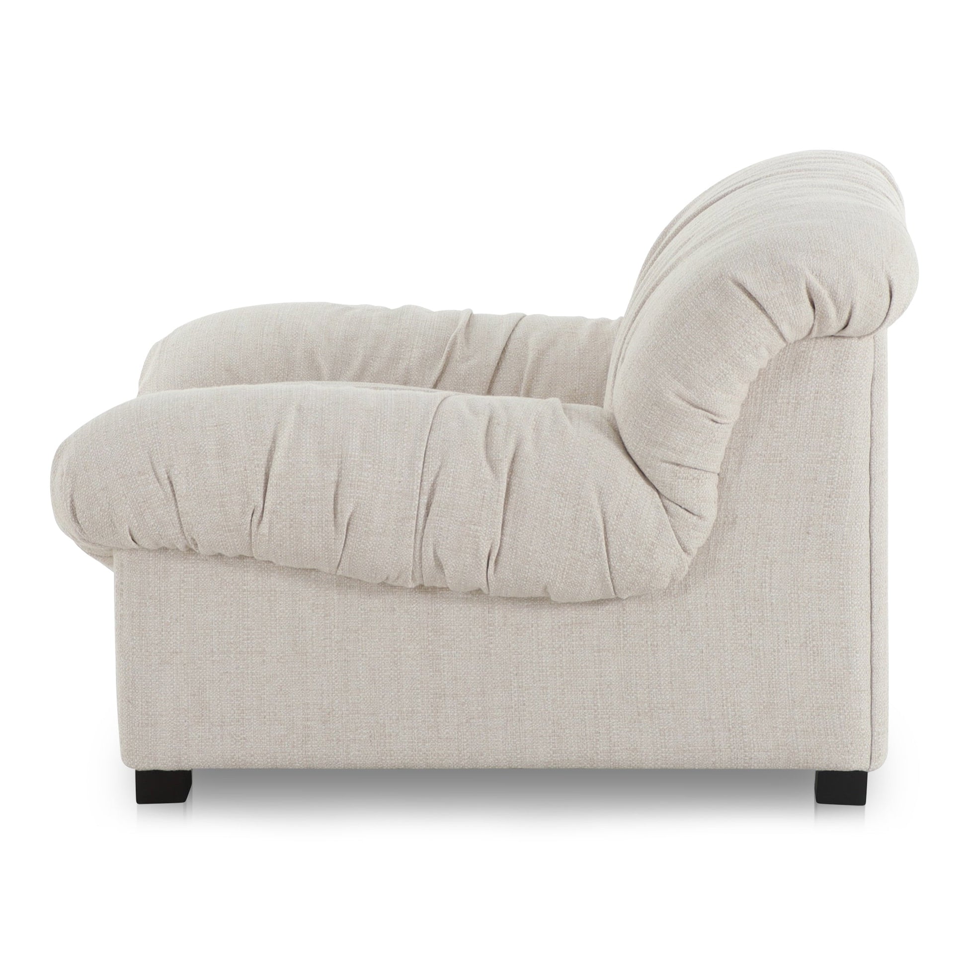 Halston Flecked Oat Lounge Chair - Ornate Home