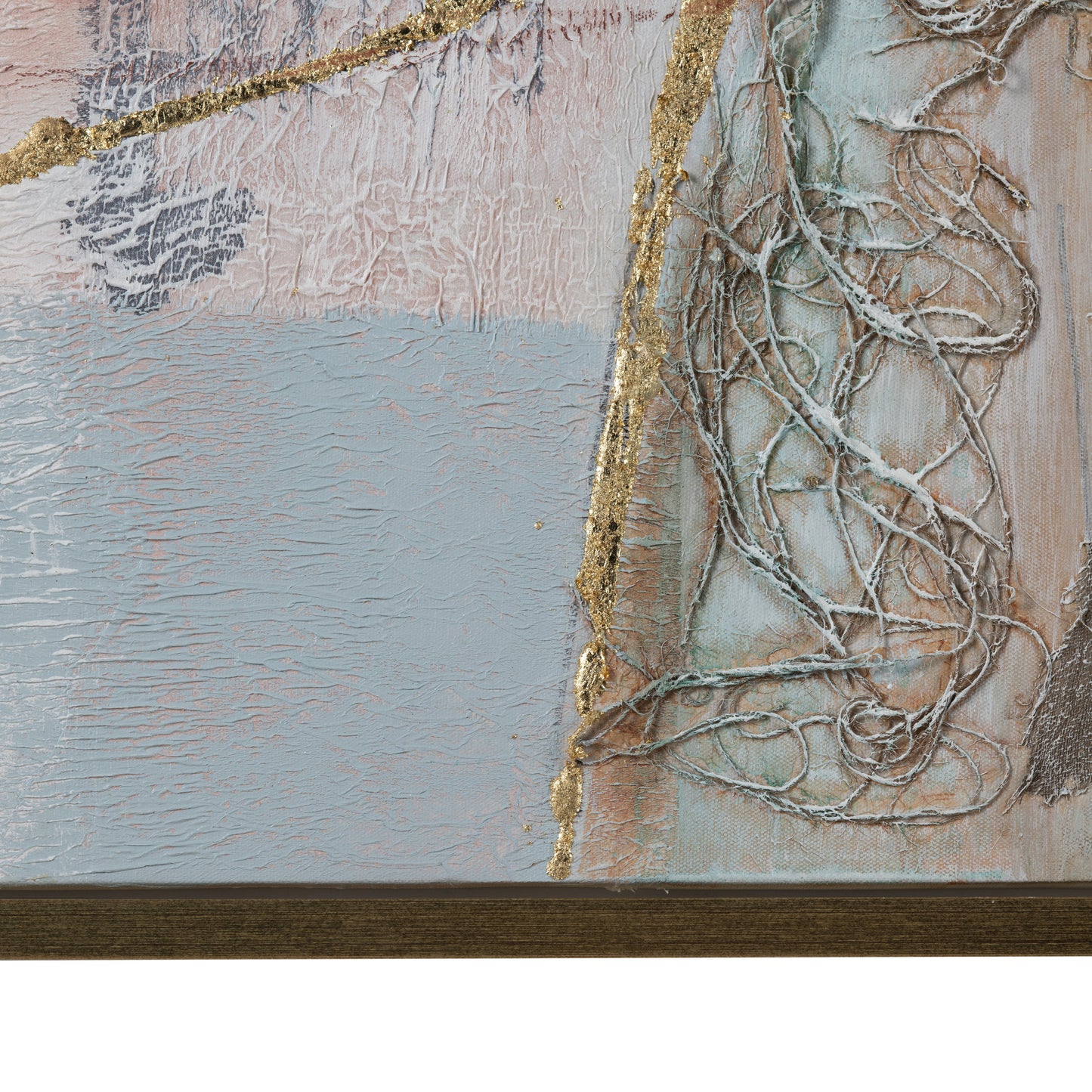Halu Blue/Orange Canvas - Ornate Home
