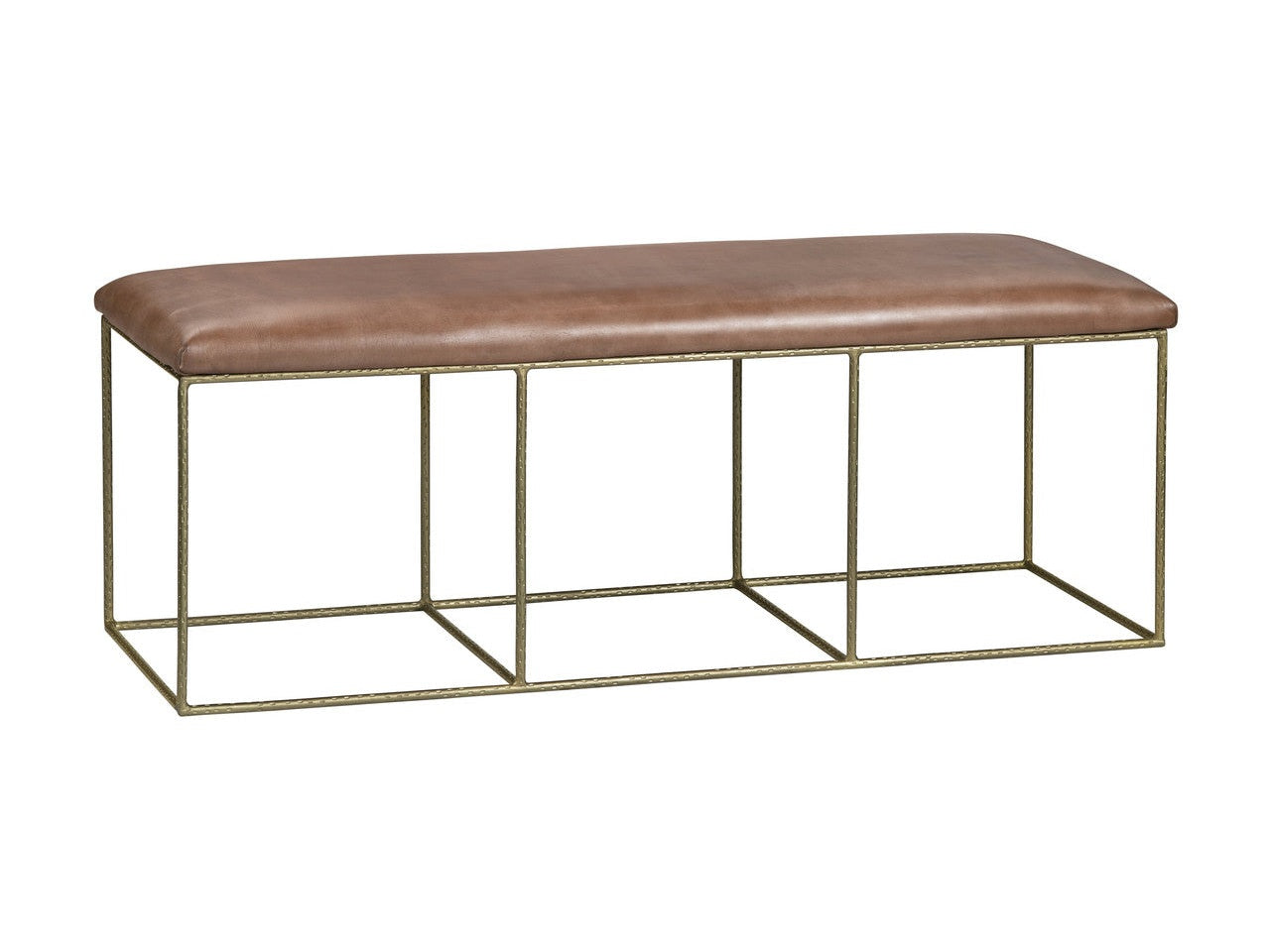 Hammond Brown/Gold Bench - Ornate Home