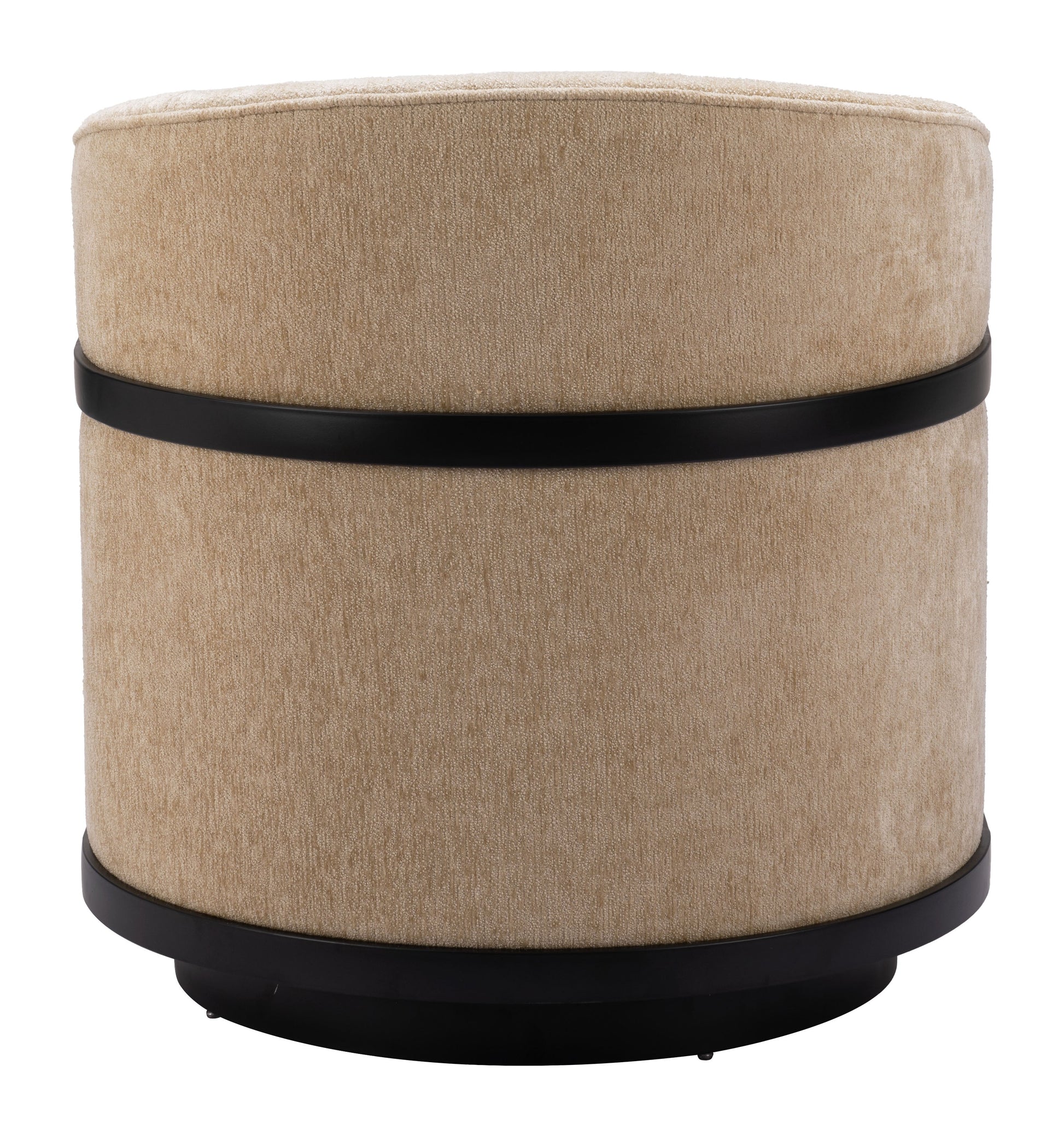 Hanko Golden Beige Swivel Chair - Ornate Home