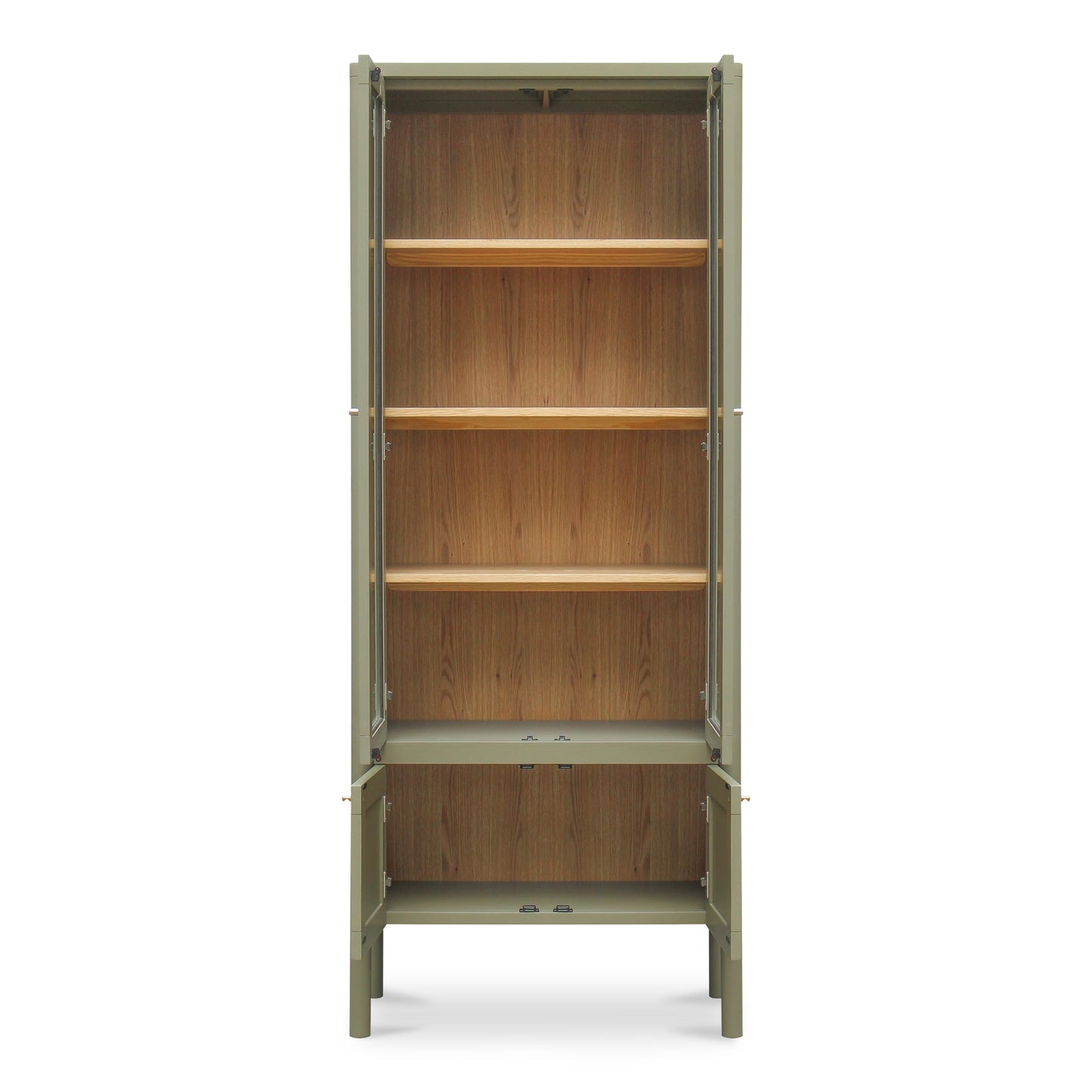 Hannah Green Tall Cabinet - Ornate Home