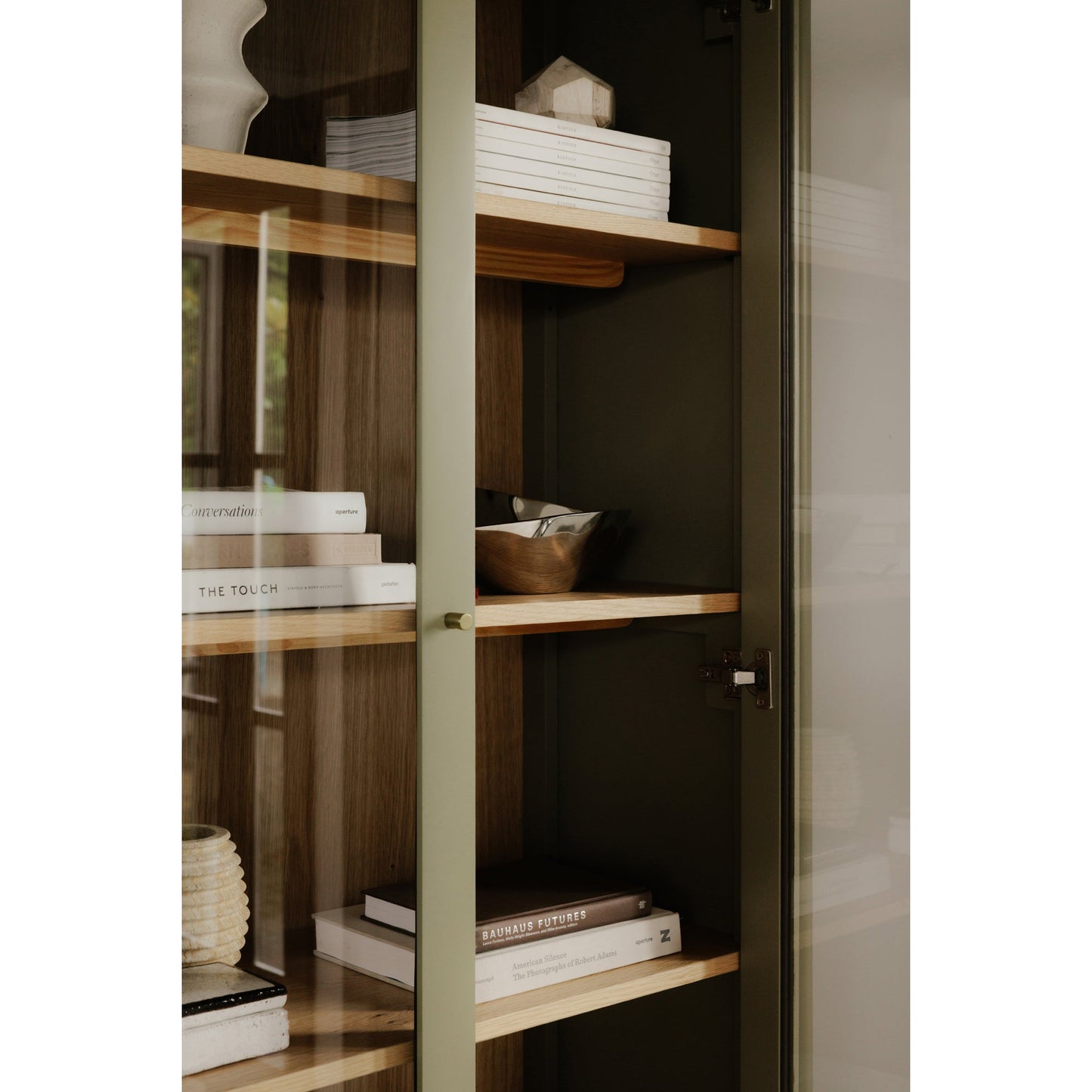 Hannah Green Tall Cabinet - Ornate Home