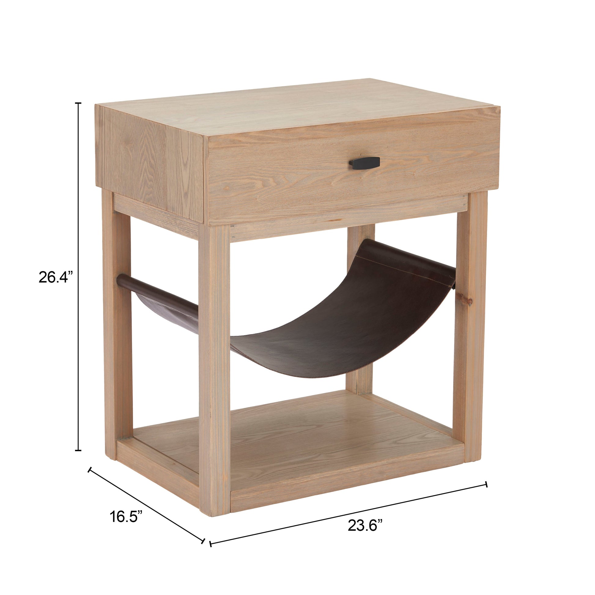 Haram Natural Side Table - Ornate Home