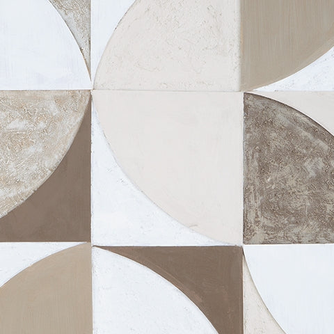 Harelman Tan/Taupe/White Wall Art- Viva Furn