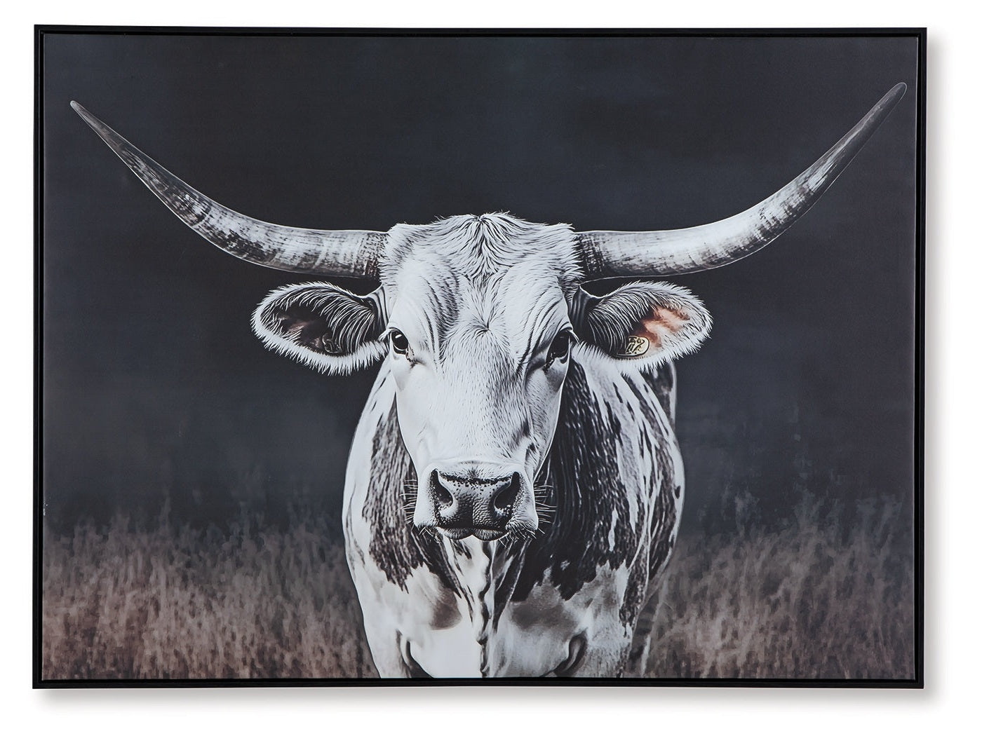 Harlandale Black/White/Brown Wall Art- Viva Furn