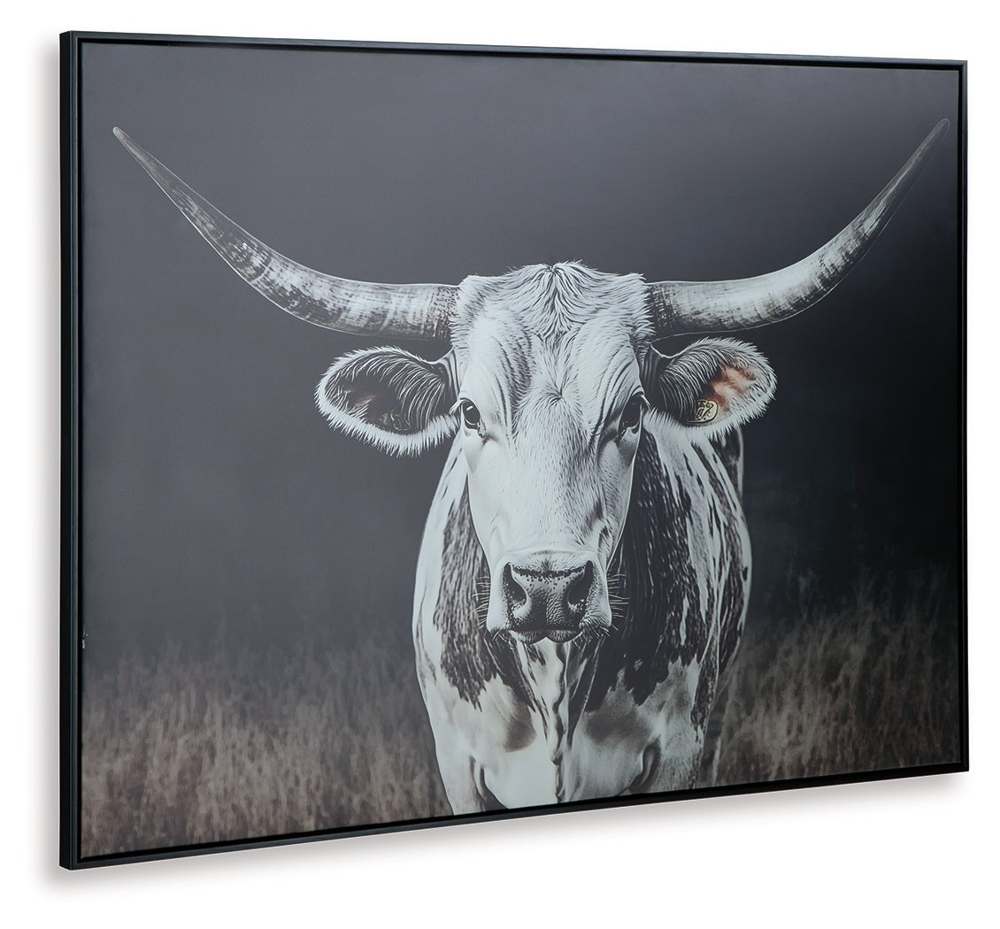 Harlandale Black/White/Brown Wall Art- Viva Furn