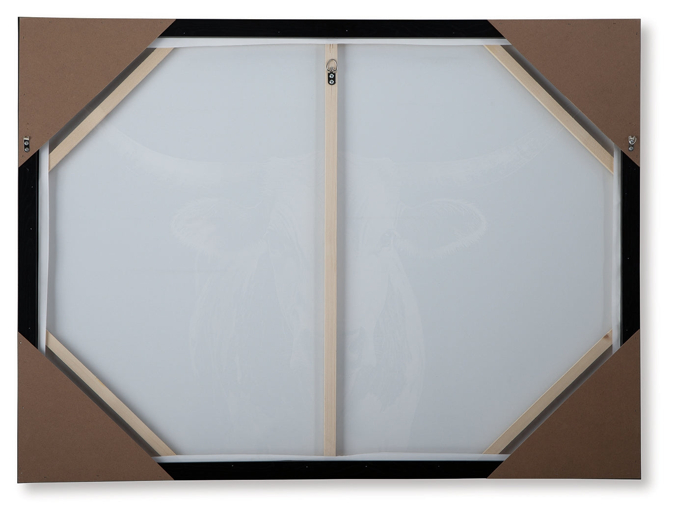 Harlandale Black/White/Brown Wall Art- Viva Furn
