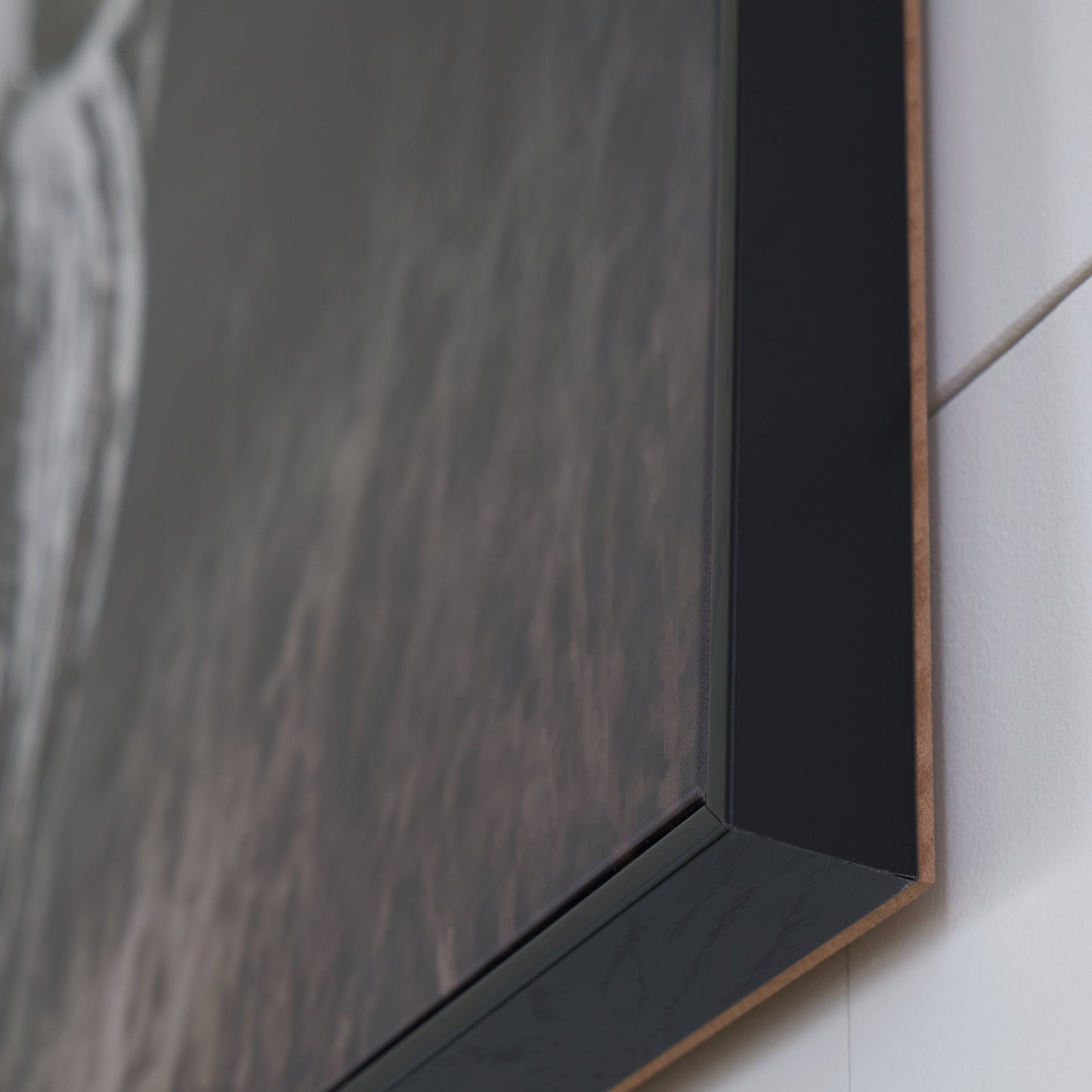 Harlandale Black/White/Brown Wall Art- Viva Furn