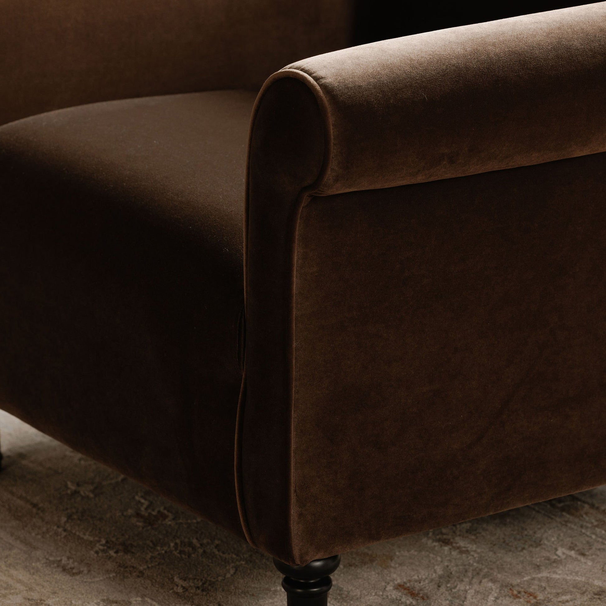 Harmony Dark Brown Accent Chair - Ornate Home