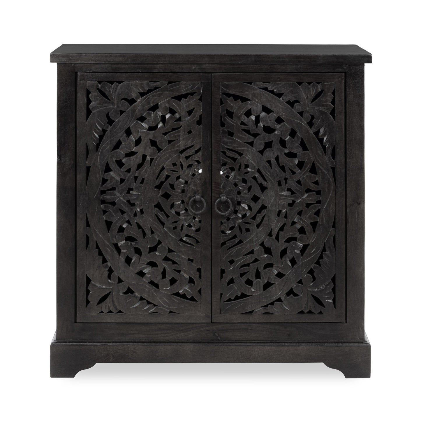 Harmony Harvest Walnut 2 Door Cabinet - Ornate Home