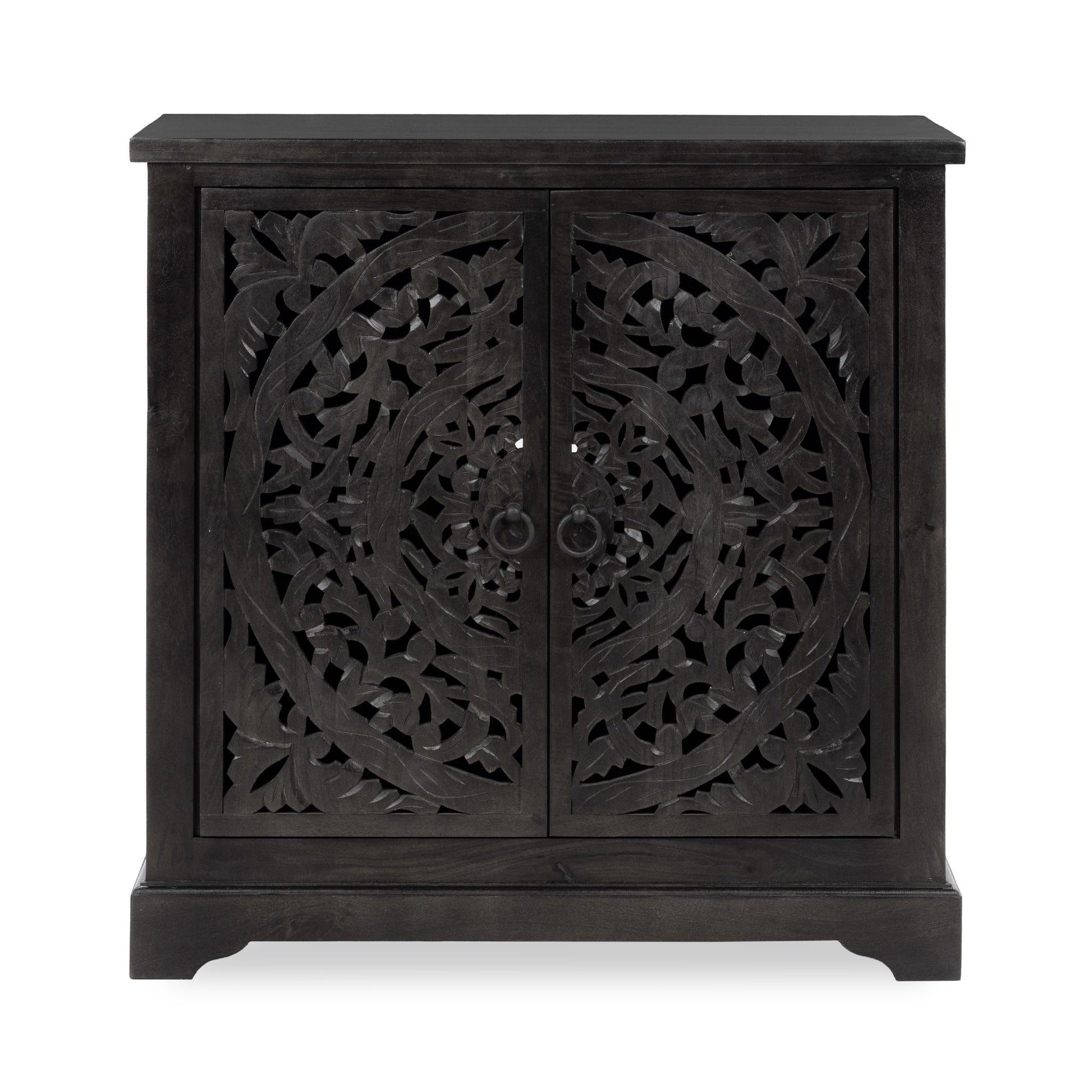 Harmony Harvest Walnut 2 Door Cabinet - Ornate Home