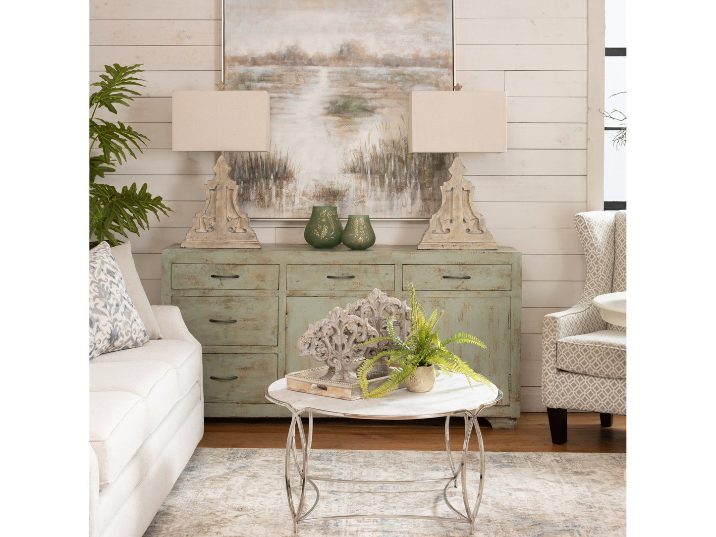 Harper Brown/Gray Canvas - Ornate Home