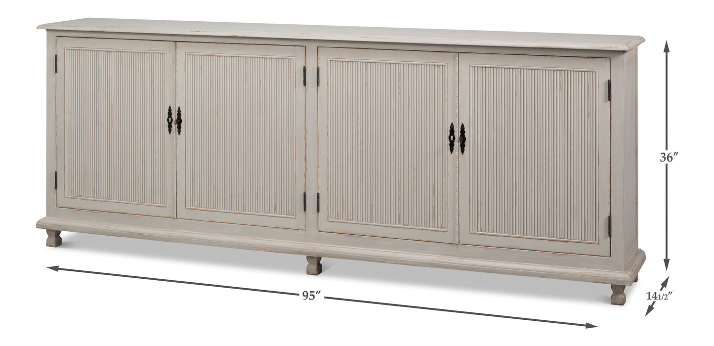 Harper Grey Sideboard - Ornate Home