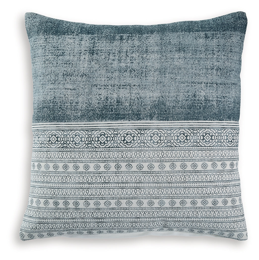 Harperville Blue/White Pillow (Set of 4)- Viva Furn