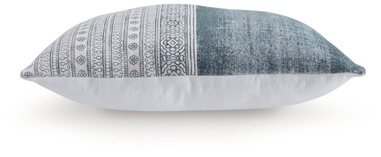 Harperville Blue/White Pillow (Set of 4)- Viva Furn