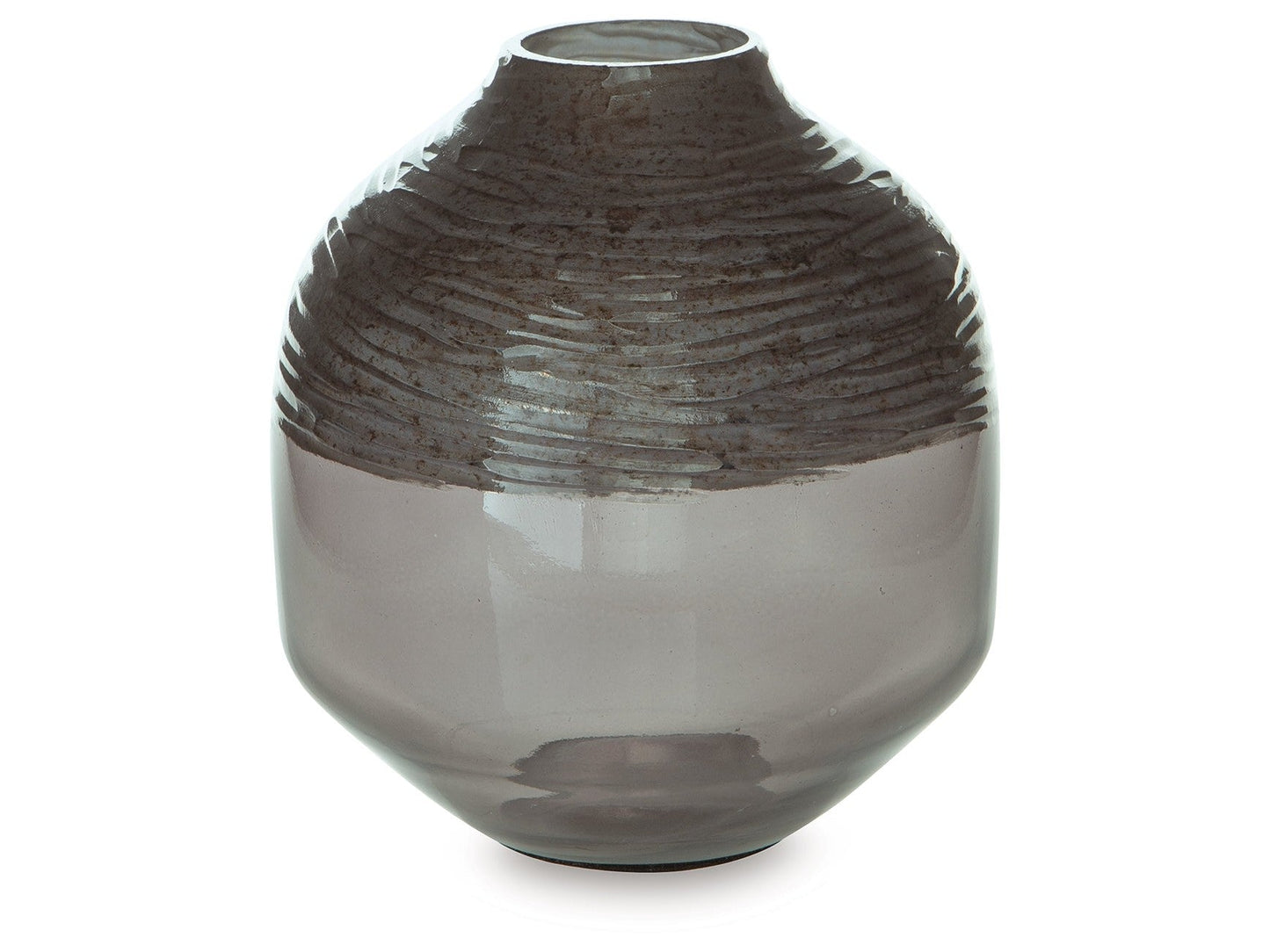Harpwick Iridescent Gray Vase- Viva Furn