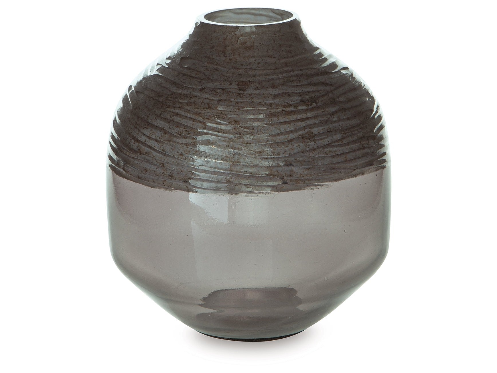 Harpwick Iridescent Gray Vase- Viva Furn